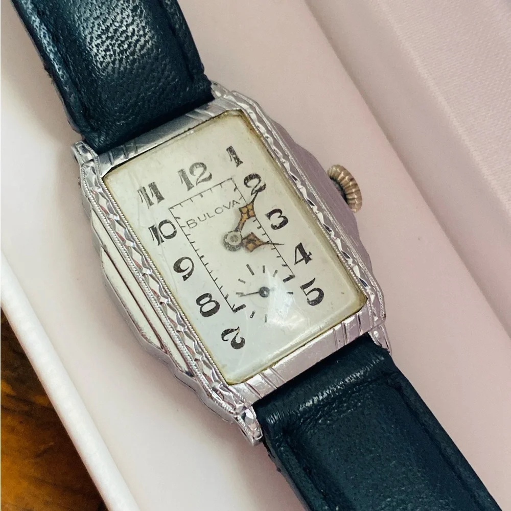1927 ART DECO BULOVA WATCH 14KGF